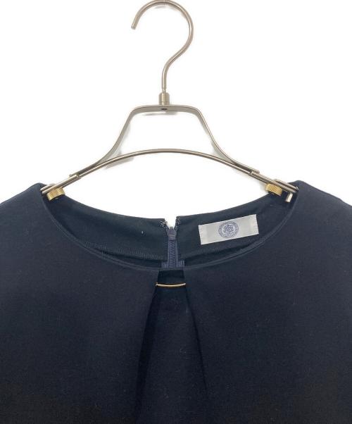 J.PRESS（ジェイプレス）J.PRESS (ジェイプレス) ブロッキングタックワンピース ネイビー サイズ:11の古着・服飾アイテム