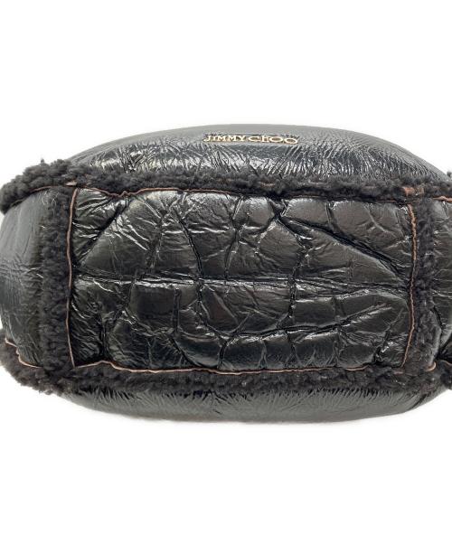 JIMMY CHOO（ジミーチュウ）JIMMY CHOO (ジミーチュウ) ムートンバッグ ブラックの古着・服飾アイテム