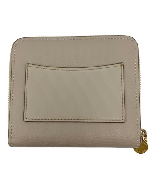 STELLA McCARTNEY（ステラマッカートニー）STELLA McCARTNEY (ステラマッカートニー) ラウンドファスナー財布　ラウンドファスナー パンチング ステラロゴ ベージュの古着・服飾アイテム