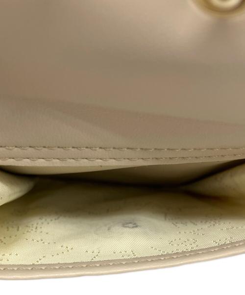 STELLA McCARTNEY（ステラマッカートニー）STELLA McCARTNEY (ステラマッカートニー) ラウンドファスナー財布　ラウンドファスナー パンチング ステラロゴ ベージュの古着・服飾アイテム