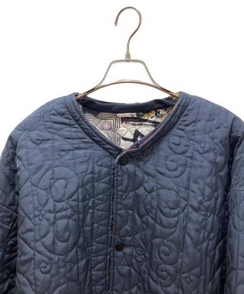Desigual（デシグアル）Desigual (デシグアル) パッチワーク リバーシブル パデッドジャケット ネイビー サイズ:Sの古着・服飾アイテム