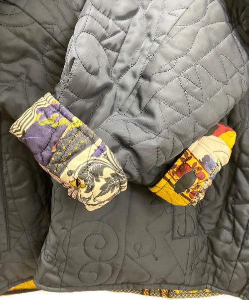 Desigual（デシグアル）Desigual (デシグアル) パッチワーク リバーシブル パデッドジャケット ネイビー サイズ:Sの古着・服飾アイテム