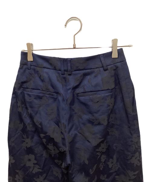 IENA（イエナ）IENA (イエナ) フラワージャガードスティックパンツ ネイビー サイズ:36の古着・服飾アイテム