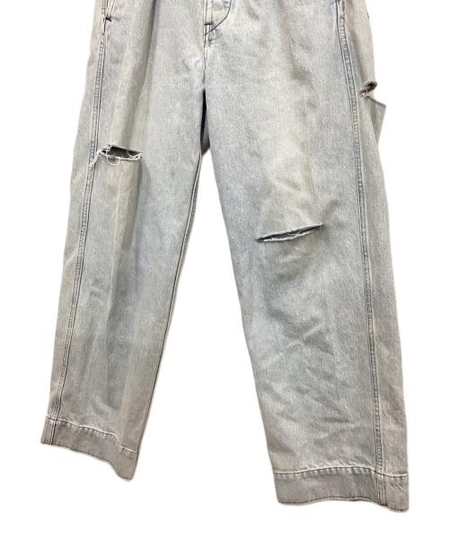 TANAKA（タナカ）TANAKA (タナカ) THE WIDE JEAN TROUSERS/ザワイドジーントラウザーズ ブルー サイズ:25の古着・服飾アイテム