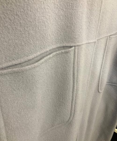 BLACK by moussy（ブラックバイマウジー）BLACK by moussy (ブラックバイマウジー) no collar rever coat ブルー サイズ:2の古着・服飾アイテム