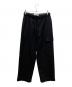 LOEWE（ロエベ）の古着「クロップド ドローストリング トラウザーズ」｜ブラック
