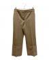 LOEWE（ロエベ）の古着「クロップドターンアップトラウザーズ」｜ベージュ