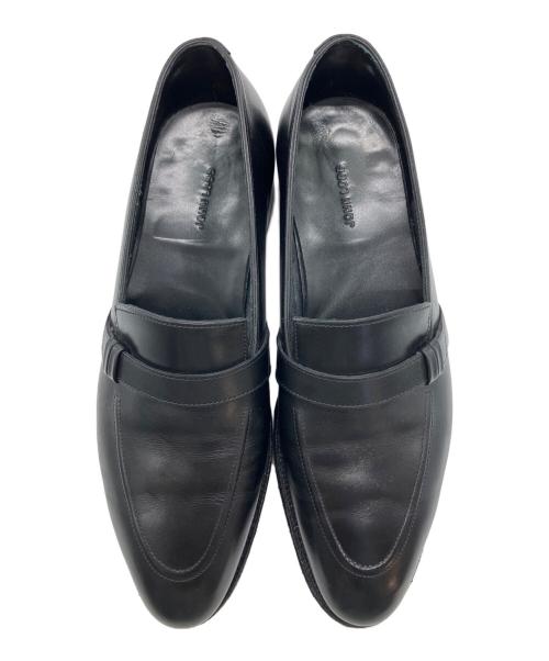 JOHN LOBB（ジョンロブ）JOHN LOBB (ジョンロブ) ストラップローファー ブラック サイズ:5 1/2の古着・服飾アイテム