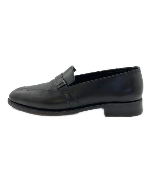 JOHN LOBB（ジョンロブ）JOHN LOBB (ジョンロブ) ストラップローファー ブラック サイズ:5 1/2の古着・服飾アイテム