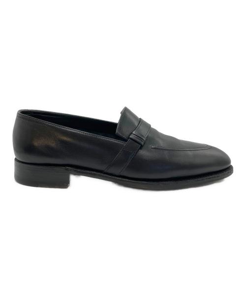 JOHN LOBB（ジョンロブ）JOHN LOBB (ジョンロブ) ストラップローファー ブラック サイズ:5 1/2の古着・服飾アイテム