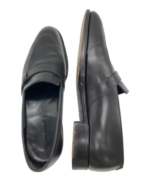 JOHN LOBB（ジョンロブ）JOHN LOBB (ジョンロブ) ストラップローファー ブラック サイズ:5 1/2の古着・服飾アイテム