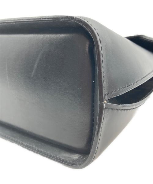 CELINE（セリーヌ）CELINE (セリーヌ) レザーハンドバッグ ブラックの古着・服飾アイテム