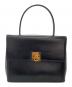 CELINE（セリーヌ）の古着「レザーハンドバッグ」｜ブラック