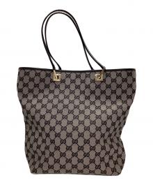 GUCCI（グッチ）の古着「GGキャンバストートバッグ」｜ブラック
