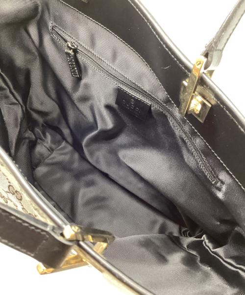 GUCCI（グッチ）GUCCI (グッチ) GGキャンバストートバッグ ブラック サイズ:下記参照の古着・服飾アイテム