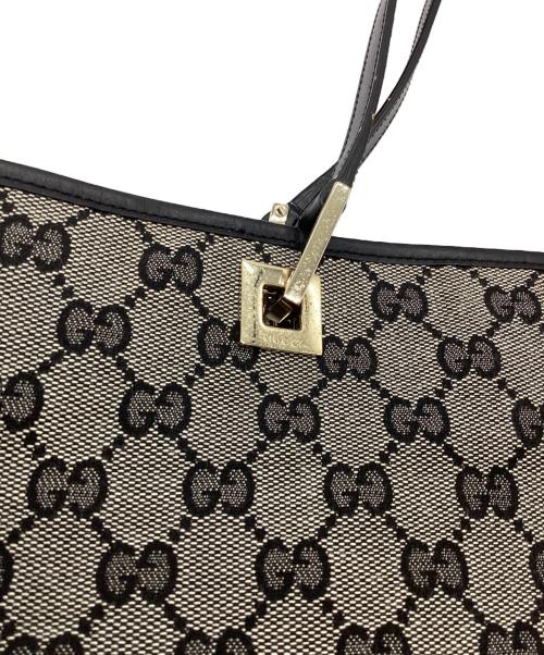 GUCCI（グッチ）GUCCI (グッチ) GGキャンバストートバッグ ブラック サイズ:下記参照の古着・服飾アイテム