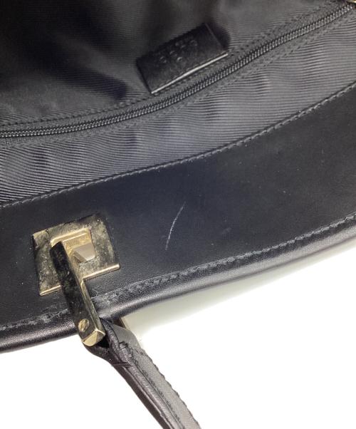 GUCCI（グッチ）GUCCI (グッチ) GGキャンバストートバッグ ブラック サイズ:下記参照の古着・服飾アイテム