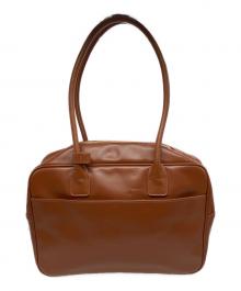 SIMYON（シミョン）の古着「レザースクエアバッグ」｜ブラウン