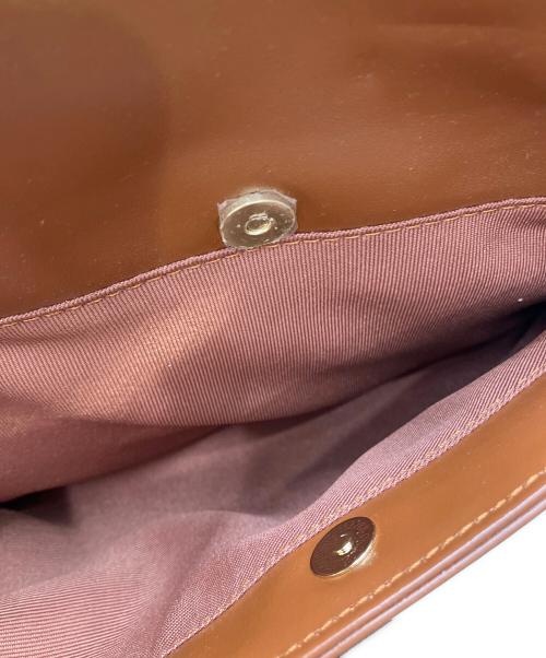 SIMYON（シミョン）SIMYON (シミョン) レザースクエアバッグ ブラウンの古着・服飾アイテム