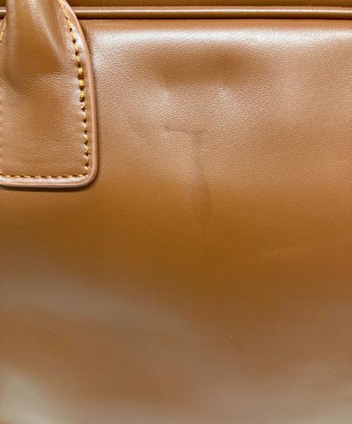 SIMYON（シミョン）SIMYON (シミョン) レザースクエアバッグ ブラウンの古着・服飾アイテム