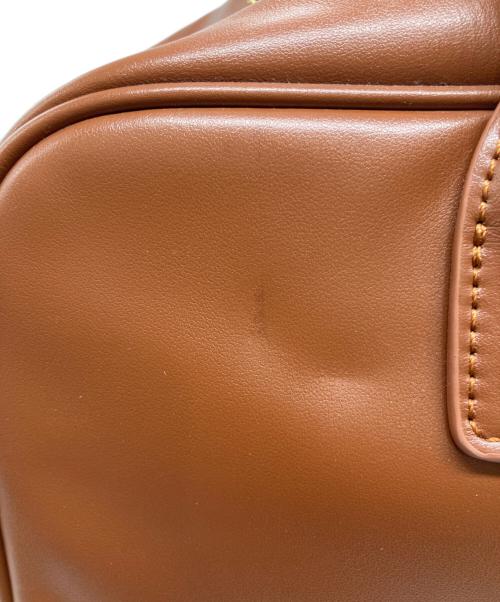 SIMYON（シミョン）SIMYON (シミョン) レザースクエアバッグ ブラウンの古着・服飾アイテム