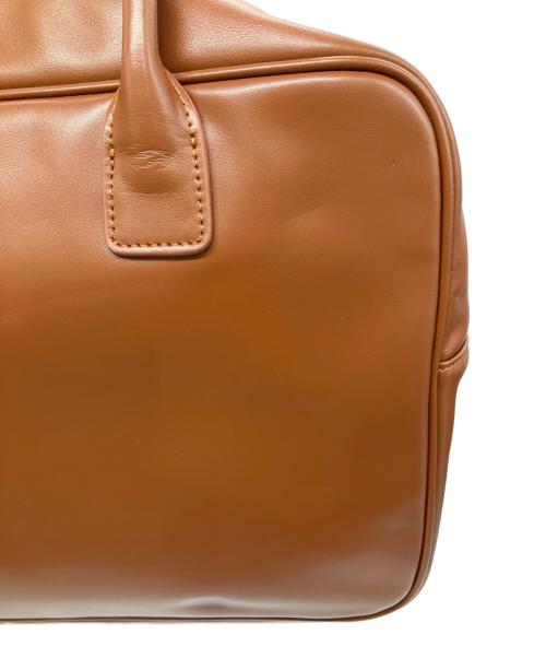 SIMYON（シミョン）SIMYON (シミョン) レザースクエアバッグ ブラウンの古着・服飾アイテム