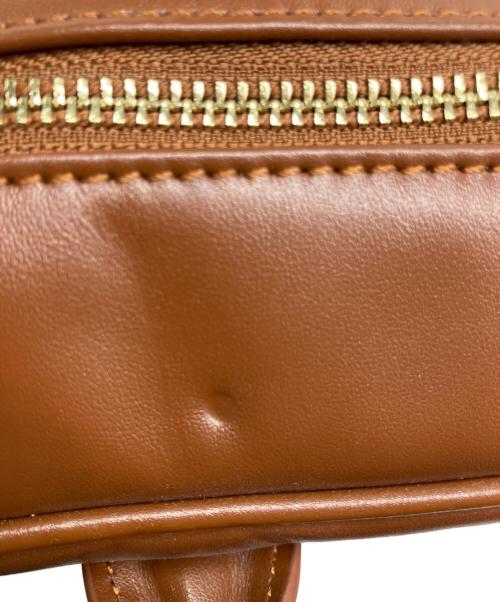 SIMYON（シミョン）SIMYON (シミョン) レザースクエアバッグ ブラウンの古着・服飾アイテム