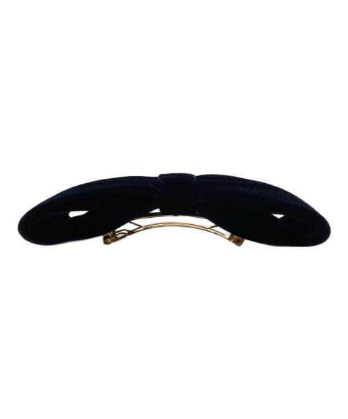 ALEXANDRE de Paris（アレクサンドルドゥパリ）ALEXANDRE DE PARIS (アレクサンドルドゥパリ) リボンバレッタ ネイビーの古着・服飾アイテム