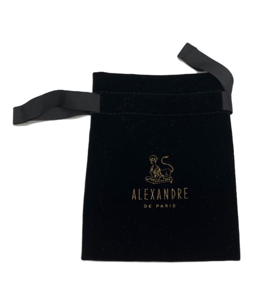 ALEXANDRE de Paris（アレクサンドルドゥパリ）ALEXANDRE DE PARIS (アレクサンドルドゥパリ) リボンバレッタ ネイビーの古着・服飾アイテム
