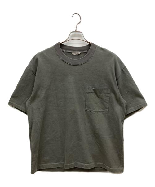 AURALEE（オーラリー）AURALEE (オーラリー) HEAVY WEIGHT TEE オリーブ サイズ:3の古着・服飾アイテム