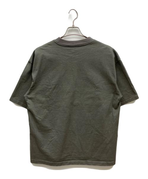 AURALEE（オーラリー）AURALEE (オーラリー) HEAVY WEIGHT TEE オリーブ サイズ:3の古着・服飾アイテム