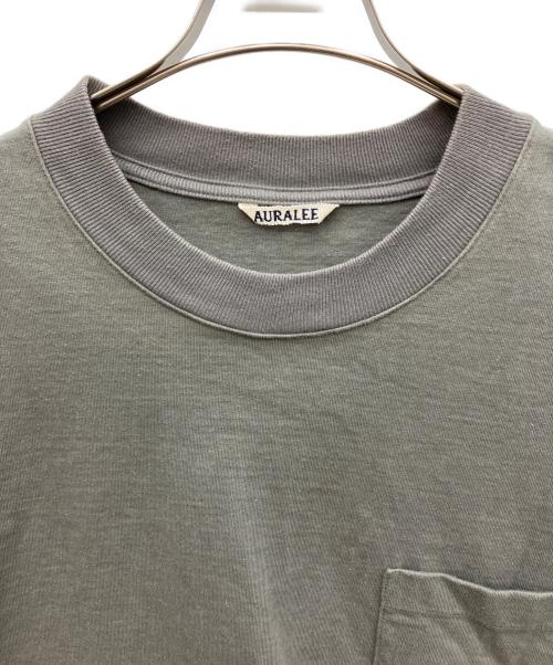 AURALEE（オーラリー）AURALEE (オーラリー) HEAVY WEIGHT TEE オリーブ サイズ:3の古着・服飾アイテム