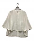 ADOREアドーア）の古着「2WAY ダブルクロスジャケット」｜ホワイト