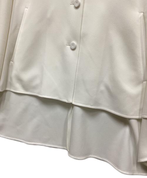 ADORE（アドーア）ADORE (アドーア) 2WAY ダブルクロスジャケット ホワイト サイズ:38の古着・服飾アイテム