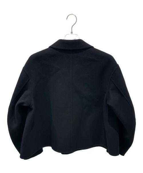 DRAWER（ドゥロワー）DRAWER (ドゥロワー) ウールカシミヤケヌキテイラードジャケット ブラック サイズ:38の古着・服飾アイテム