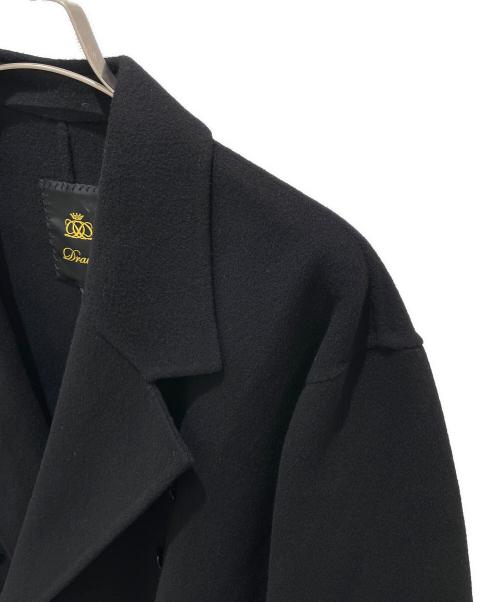 DRAWER（ドゥロワー）DRAWER (ドゥロワー) ウールカシミヤケヌキテイラードジャケット ブラック サイズ:38の古着・服飾アイテム
