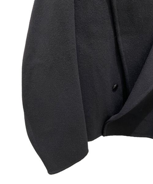 DRAWER（ドゥロワー）DRAWER (ドゥロワー) ウールカシミヤケヌキテイラードジャケット ブラック サイズ:38の古着・服飾アイテム