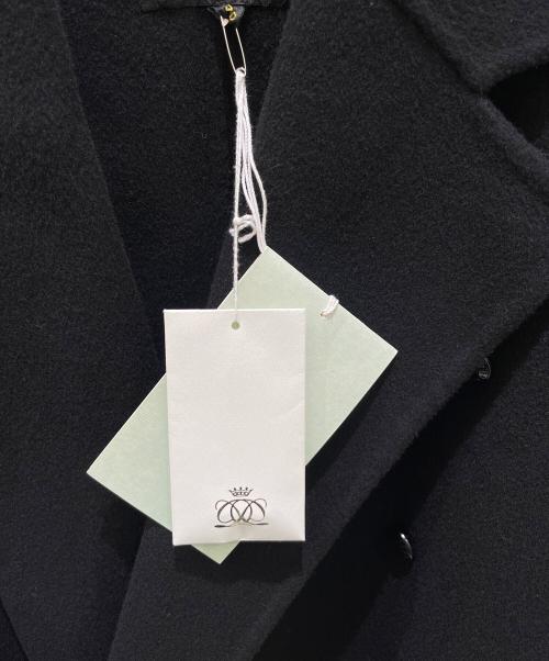 DRAWER（ドゥロワー）DRAWER (ドゥロワー) ウールカシミヤケヌキテイラードジャケット ブラック サイズ:38の古着・服飾アイテム