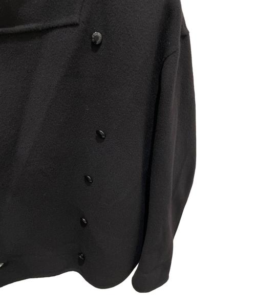 DRAWER（ドゥロワー）DRAWER (ドゥロワー) ウールカシミヤケヌキテイラードジャケット ブラック サイズ:38の古着・服飾アイテム