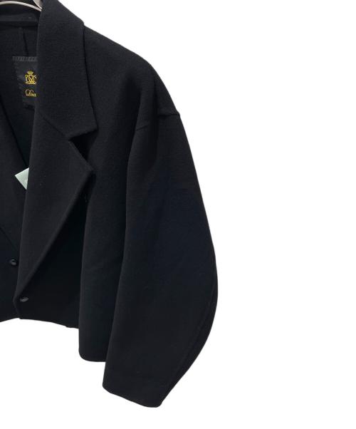 DRAWER（ドゥロワー）DRAWER (ドゥロワー) ウールカシミヤケヌキテイラードジャケット ブラック サイズ:38の古着・服飾アイテム