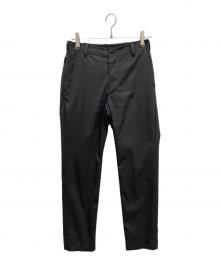 WORK WEAR SUIT（ワークウェアースーツ）の古着「Bizウォームレングスパンツ スラックス」｜グレー