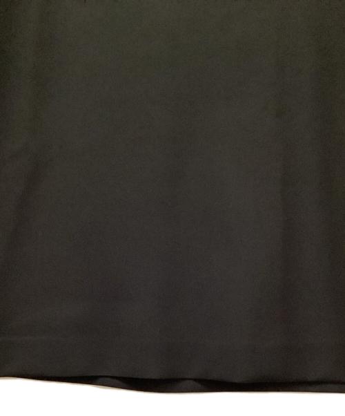 BORDERS at BALCONY（ボーダーズアットバルコニー）BORDERS at BALCONY (ボーダーズアットバルコニー) 袖フリル ジャージードレス ブラック サイズ:38の古着・服飾アイテム