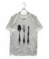 MM6 Maison Margiela（エムエムシックスメゾンマルジェラ）の古着「グラフィック プリントTシャツ」｜ホワイト