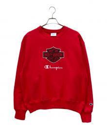 HARLEY-DAVIDSON×Champion REVERSE WEAVE（ハーレーダビッドソン×チャンピオン リバース ウィーブ）の古着「スウェット」｜レッド