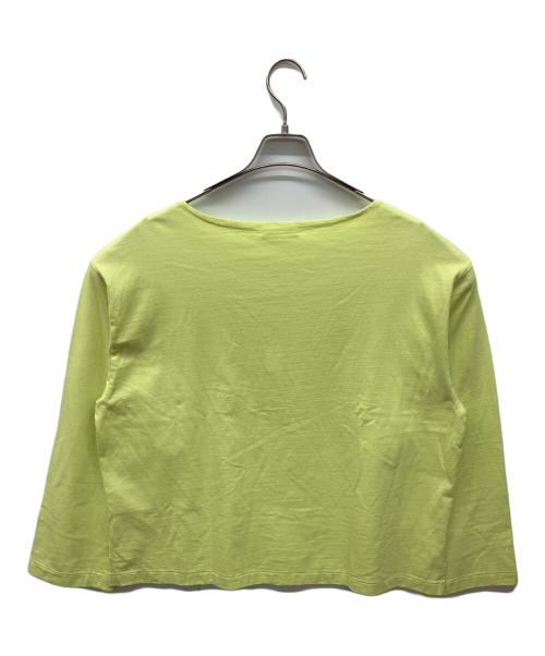 GALERIE VIE（ギャルリーヴィー）GALERIE VIE (ギャルリーヴィー) ドライコットンオーバーサイズドプルオーバー 黄緑 サイズ:Ｓ 未使用品の古着・服飾アイテム