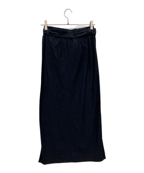 MACPHEE（マカフィー）MACPHEE (マカフィー) コットンラッセルIラインマキシスカート ブラック サイズ:36 未使用品の古着・服飾アイテム