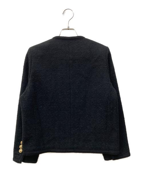 na.e（ナエ）na.e (ナエ) The Tweed Jacket ブラック サイズ:ＦＲＥＥの古着・服飾アイテム