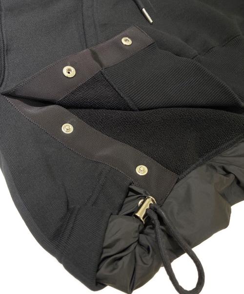 sacai（サカイ）sacai (サカイ) Sponge Sweat Hoodie ブラック サイズ:1の古着・服飾アイテム