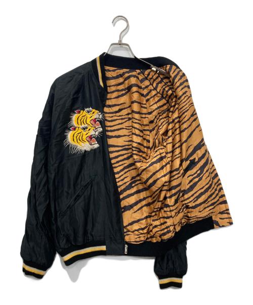 BEAMS（ビームス）BEAMS (ビームス) TAILOR TOYO (テーラー東洋) アセテート スカジャン/コラボスカジャン ブラック サイズ:Lの古着・服飾アイテム