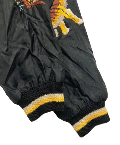 BEAMS（ビームス）BEAMS (ビームス) TAILOR TOYO (テーラー東洋) アセテート スカジャン/コラボスカジャン ブラック サイズ:Lの古着・服飾アイテム